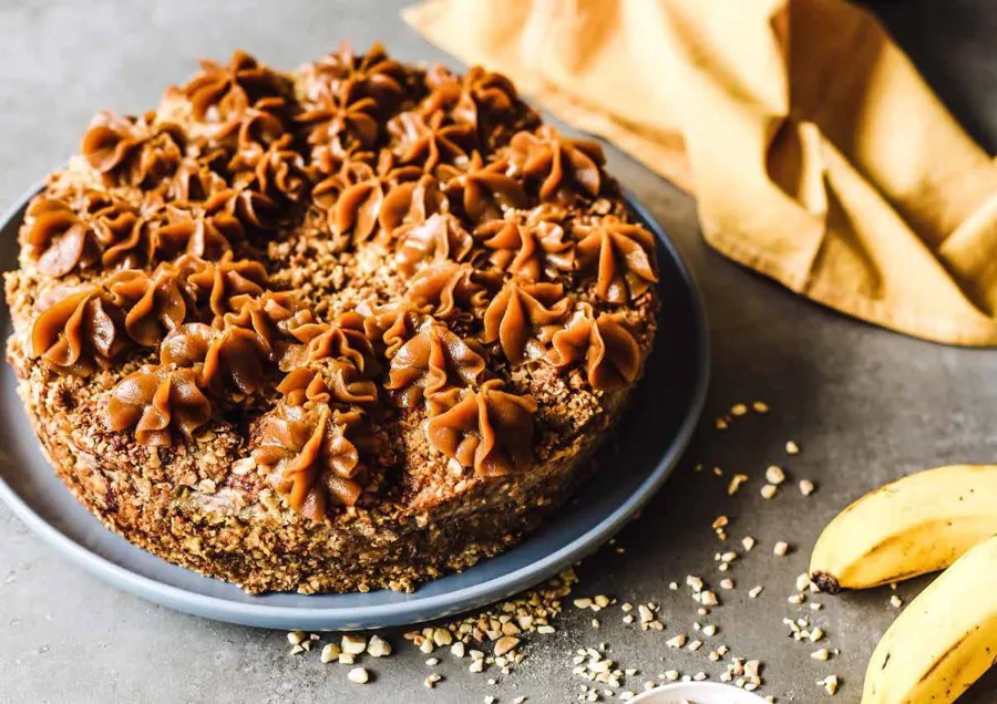 Torta Banana da Cacau Vanilla, foto do catálogo Food Service 2026