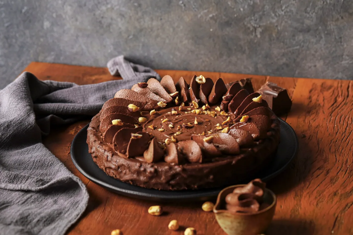 Torta Gianduia da Cacau Vanilla, foto do catálogo Food Service 2026