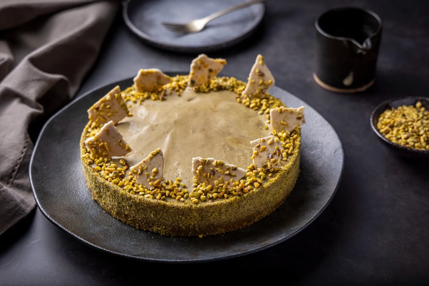 Torta Pistache da Cacau Vanilla, foto do catálogo Food Service 2026